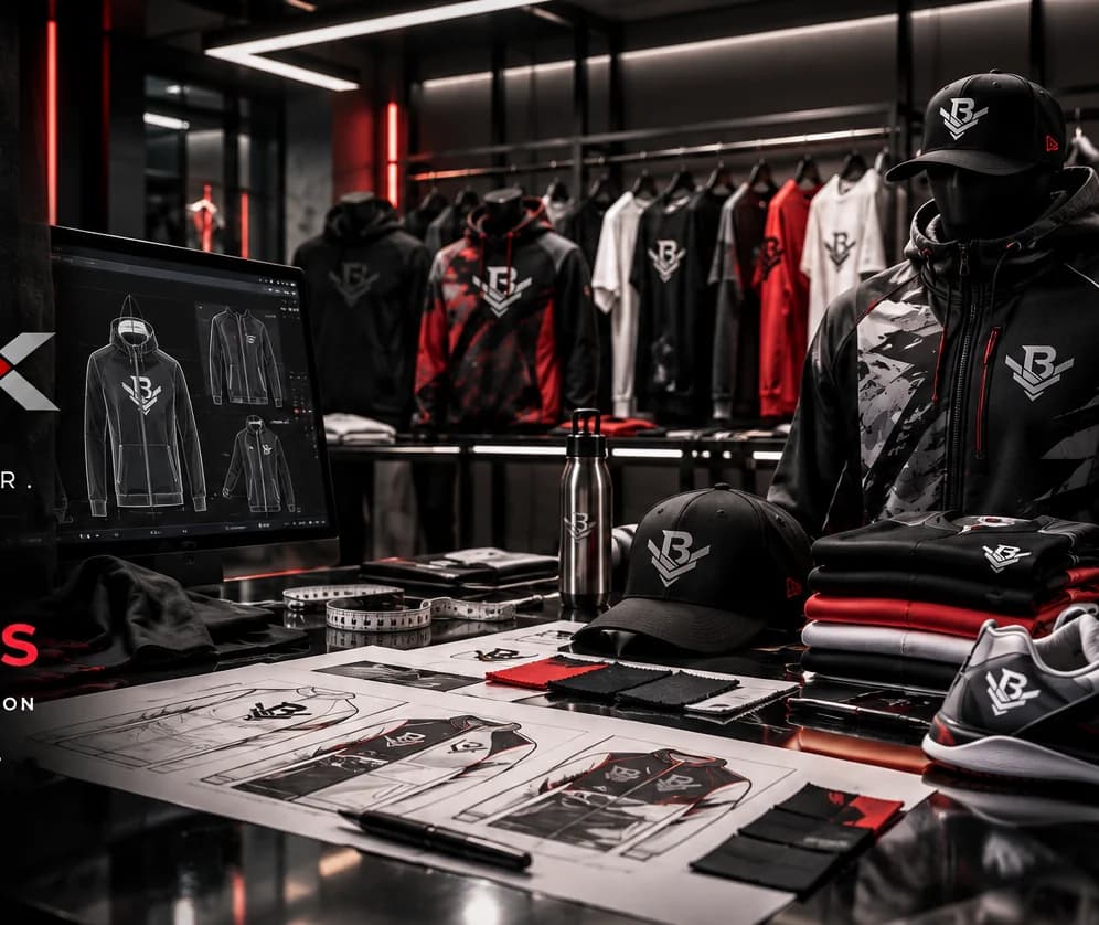 Boldux Art design studio with custom hoodies, caps and t-shirts